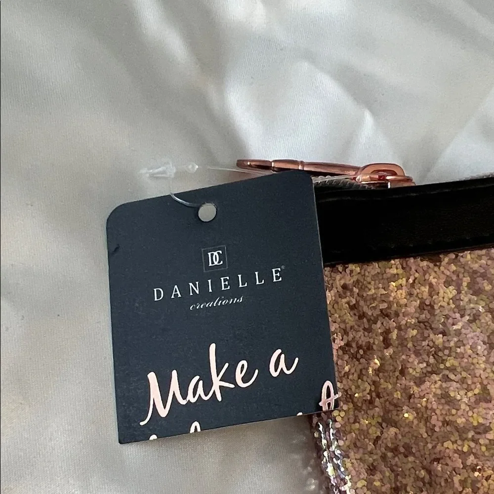 Danielle Gold Cosmetic Bag